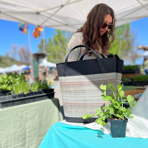 Breathable Recycled Mesh Tote Bag 14.5 Inch – Lightweight Durable Shoulder Tote | Made in USA eqpd  New