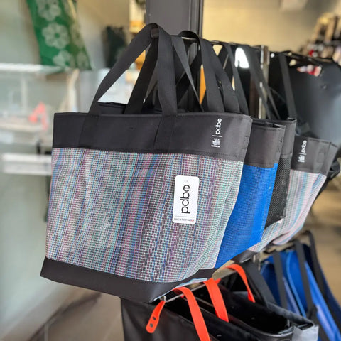 Breathable Recycled Mesh Tote Bag 14.5 Inch – Lightweight Durable Shoulder Tote | Made in USA eqpd  New