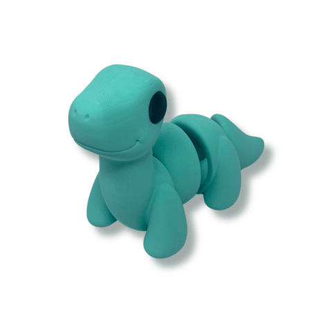 X-Large Articulated Dinosaur Fidget Toy – Giant Baby Brontosaurus | Made in USA Chatelet Manufacturing 