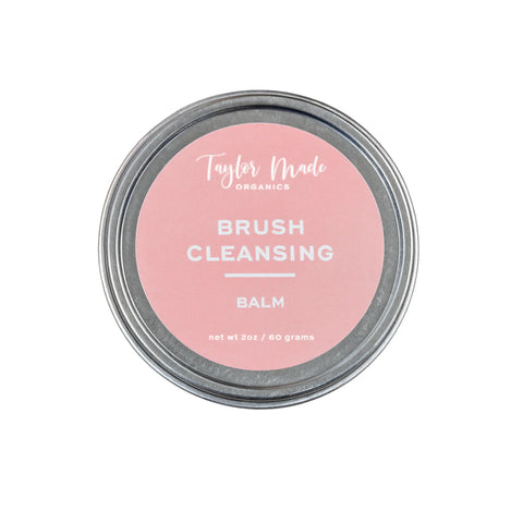 Brush Cleansing Balm - Sulfate-Free Taylor Made Organics  makeup tools