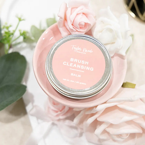 Brush Cleansing Balm - Sulfate-Free Taylor Made Organics  makeup tools