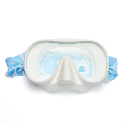 Bubbles Pattern Adult Swim Mask – Anti-Fog Tempered Glass Lenses – Silicone Frame | Assembled in USA Splash Place  Adult Swim Mask