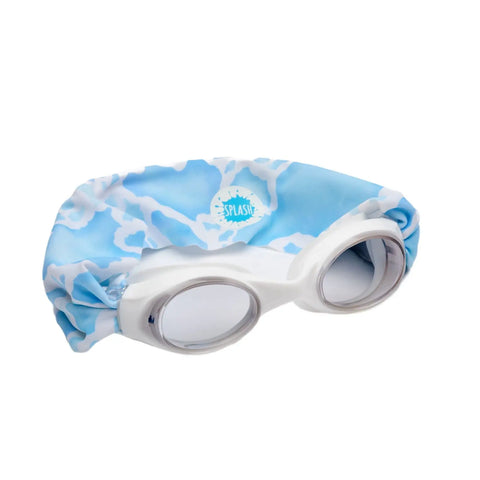 Bubbles Tangle-Free Swim Goggles With Clear Anti-Fog Lenses – One Size Fits Kids To Adults | Assembled In USA Splash Place  Swim Goggles