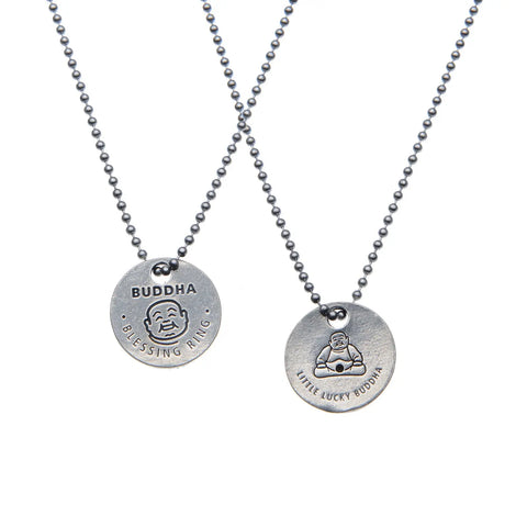 Buddha Blessing Ring Charm – Recycled Pewter Spiritual Token | Made in USA with Lucky Buddha Design Whitney Howard Designs  Blessing Ring