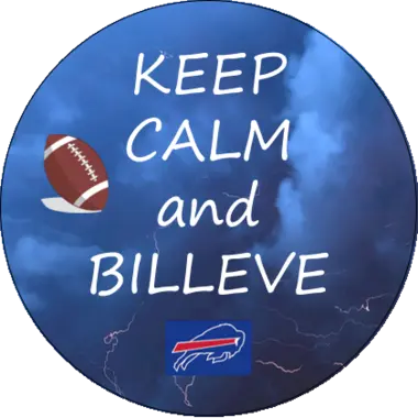 Buffalo Bills Keep Calm and Billeve Soy Candle – Handcrafted Home Fragrance | Made in USA MorninWood Candles  Candles