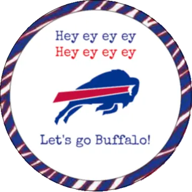 Buffalo Bills Soy Candle – Hey Ey Ey Ey Scented Tin – Handcrafted Home Fragrance | Made in USA MorninWood Candles  Candles