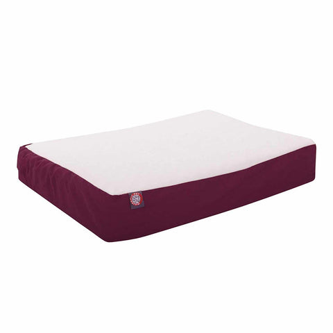 Orthopedic Double Dog Bed – Poly-Cotton Comfort Support | Made in USA Majestic Pet 