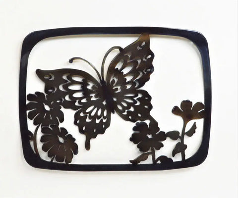 Butterfly Casserole Dish Holder – Decorative Kitchen Trivet – Handmade Metal Art | Made in USA Knights Home Decor  item