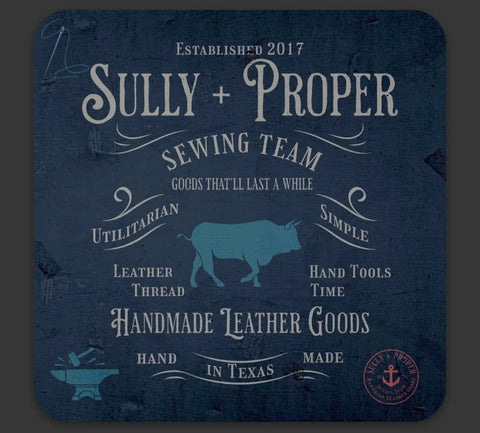 Sully + Proper 3 Inch American Made Sticker – Durable Craft Decal | Made in USA Sully + Proper Supply 