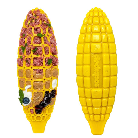 Corn on the Cob Nylon Dog Chew Toy – Extra Tough Durable Chewer Toy | Made in USA SodaPup  Nylon Dog Toys