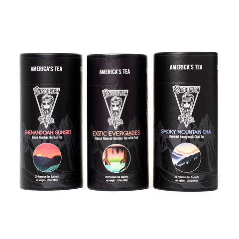 Herbal Tea Trio Bundle – Caffeine Free – Made in USA Sasquatch Tea Co  Tea