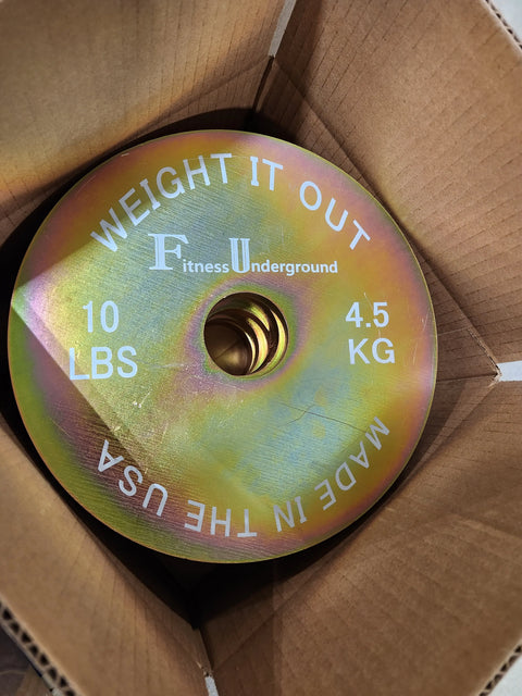 Calibrated Solid Steel Weight Plate Pairs – Precision Fitness Plates | Made in USA Weight It Out 