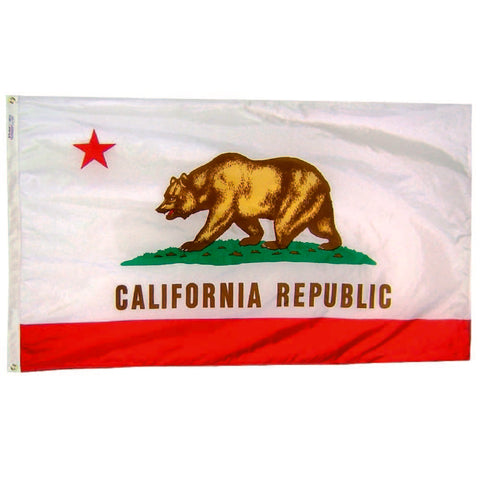 California Republic Flag – Heavy Duty Outdoor Nylon with UV-Resistant | Made in USA Freedom Flag and Pole 