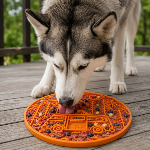 Camp Design eMat Dog Lick Mat With Suction Cups – Durable Pet Enrichment Tool | Made in USA SodaPup  EMAT