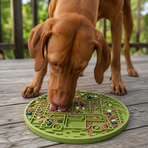 Camp Design eMat Dog Lick Mat With Suction Cups – Durable Pet Enrichment Tool | Made in USA SodaPup  EMAT