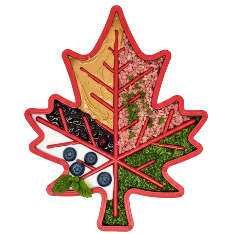 Canadian Maple Leaf Nylon Durable Dog Chew Toy – Tough Power Chewer | Made in USA SodaPup  Nylon Dog Toys