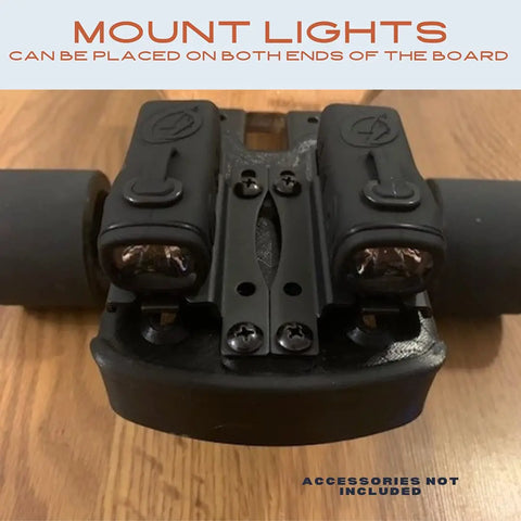 Carbon Fiber Longboard Bumper Guard - Protect Your Longboard & Mount Accessories Quickly & Easily Chatelet Manufacturing 