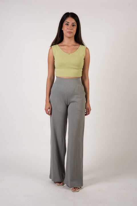 Organic Cotton Crop Tank Top – Spiritex 1x1 Baby Rib Knit | Made in USA Spiritex | Sustainable Apparel  Women's Tees & Tanks
