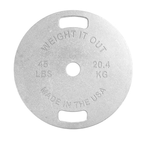 Cast Iron Weight Plate Set – Durable Workout Plates | Made in USA Weight It Out 