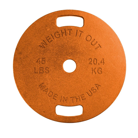 Cast Iron Weight Plate Set – Durable Workout Plates | Made in USA Weight It Out 