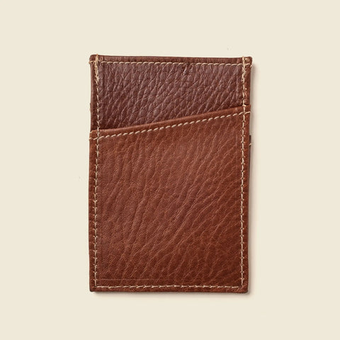 Casupo Minimalist Leather Wallet – 2.75x4 Inch Chocolate | Handmade in USA CASUPO  Slim Card Holder