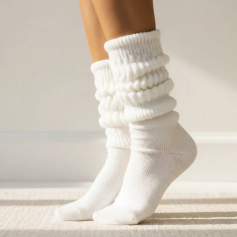 Catherine Cole 2-Pack Ultimate Cotton Slouch Socks – Black White | Made in USA Catherine Cole  socks