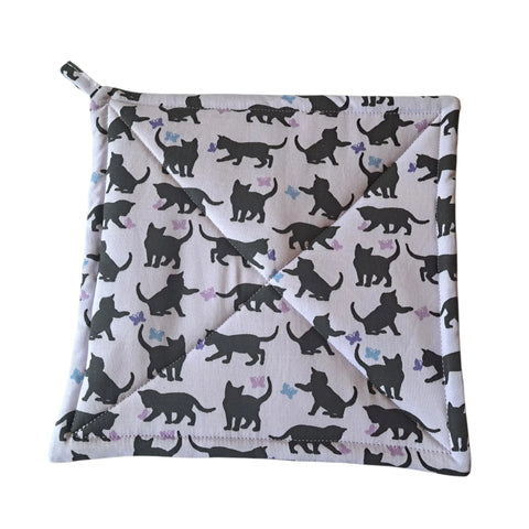 Cats & Butterflies - Pot Holders (Set of 2) Frances Farm & Craft  Pot holders