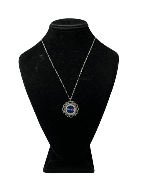 Celestial NASA Filigree Pendant Necklace and Earring Set – Silver Chain with Extender | Made in USA Michelle Marie Boutique  Jewelry Sets