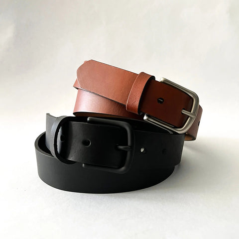 Chamberlain Premium Leather Belt – 1.25 Inch Wide Casual and Dress – Made in USA Rogue Industries 