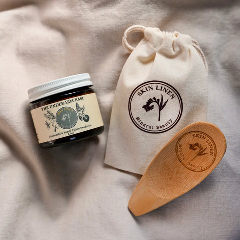 Chamomile Neroli Natural Tallow Deodorant 2.3oz – Soothing Botanical Blend for Sensitive Skin | Made in USA Skin Linen 