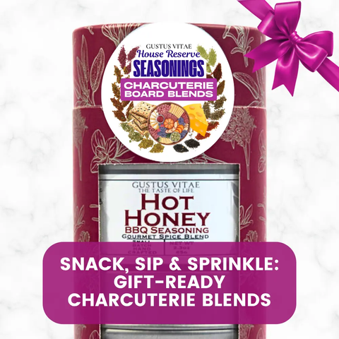 Charcuterie Board Seasoning Trio Gift Set of 3 – House Favorite Blends | Handcrafted Spices in California Gustus Vitae  Collections & Gift Sets