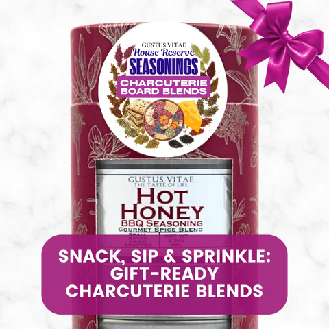 Charcuterie Board Seasoning Trio Gift Set of 3 – House Favorite Blends | Handcrafted Spices in California Gustus Vitae  Collections & Gift Sets
