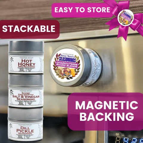 Charcuterie Board Seasoning Trio Gift Set of 3 – House Favorite Blends | Handcrafted Spices in California Gustus Vitae  Collections & Gift Sets