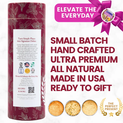 Charcuterie Board Seasoning Trio Gift Set of 3 – House Favorite Blends | Handcrafted Spices in California Gustus Vitae  Collections & Gift Sets