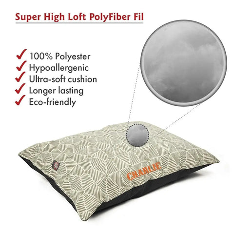 Charlie Personalized Dog Bed – Durable Poly-Cotton Cover – Majestic Pet Products | Made in USA Majestic Pet