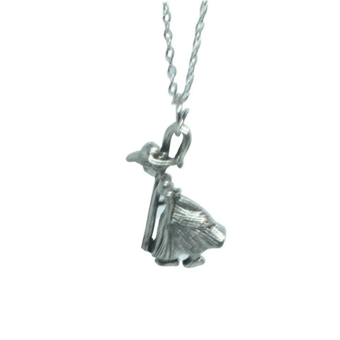 Charming Little Bo Peep Silver Pendant Necklace Michelle Marie Boutique  Pendant Necklace
