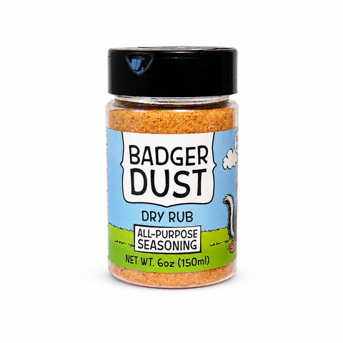 Badger Dust 6oz All-Purpose Seasoning Blend – Honey Powder Dry Rub for Meats and Veggies | Made in USA Honey Badgers Bee Farm 