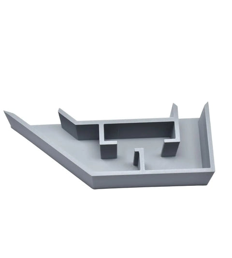 The Chatelet Aquarium Underground Tunnel by Chatelet Manufacturing is a geometric, gray plastic hideout with raised walls, perfect as unique aquarium decor or a fish and shrimp tunnel. Made in the USA.