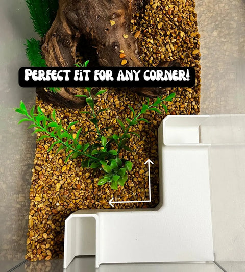 The Chatelet Aquarium Underground XL Corner Tunnel by Chatelet Manufacturing fits perfectly in any tank corner, letting you create a cool underground viewing tunnel for fish and shrimp. Perfect for aquariums with gravel, plants, and driftwood. Made in USA!.