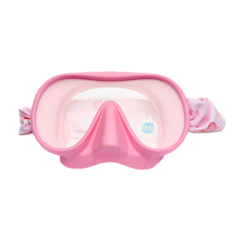 Cherry Charms Pattern Adult Swim Mask – Anti-Fog Silicone Frame – Tempered Glass Lenses | Assembled In USA Splash Place  Adult Swim Mask