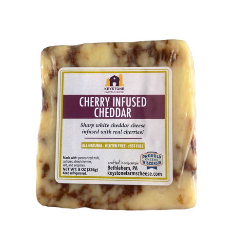 Cherry Infused Cheddar Vern's Cheese  Cheese