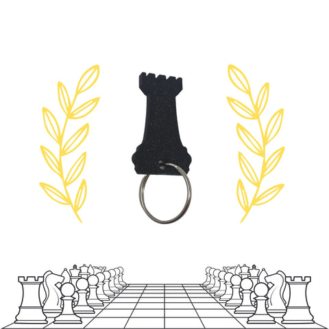 Chess Keychain – Durable 3D Printed Design | Handmade in USA Chatelet Manufacturing 