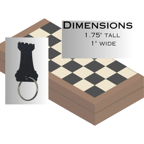Chess Keychain – Durable 3D Printed Design | Handmade in USA Chatelet Manufacturing 