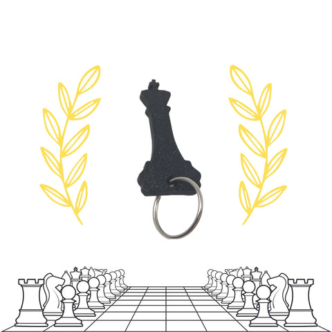 Chess Keychain – Durable 3D Printed Design | Handmade in USA Chatelet Manufacturing 