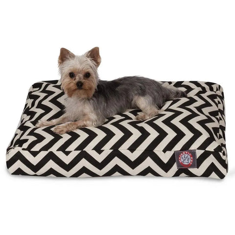 Chevron Pattern Memory Foam Dog Bed – Premium Pet Cushion | Made in USA Majestic Pet