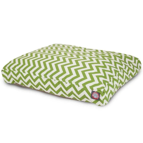 Chevron Pattern Memory Foam Dog Bed – Premium Pet Cushion | Made in USA Majestic Pet