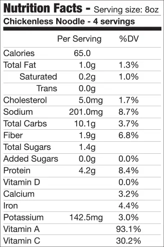 Chickenless Noodle SoupaPOTamus  item