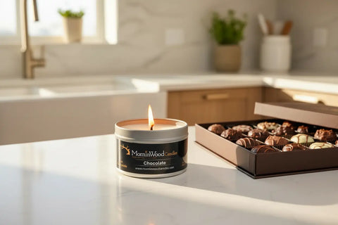 Chocolate - Soy Tin Collection MorninWood Candles  Candles