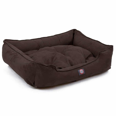 Reversible Suede Pet Lounge Bed – Plush Comfort Cushion | Made in USA Majestic Pet 