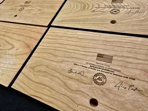 Choose 1 From Our Desktop Flag Collection – 6.25" × 11" × 1" Let Us Know in the Notes Please American Grains LLC 